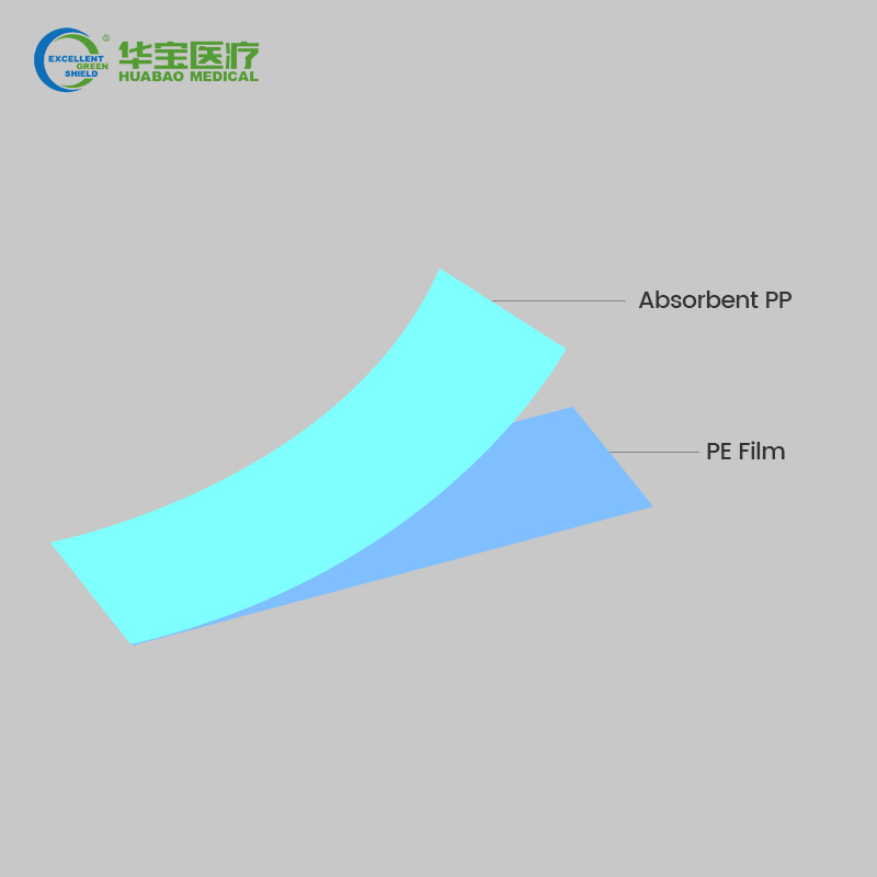 hydrophilic nonwovens combined with PE films
